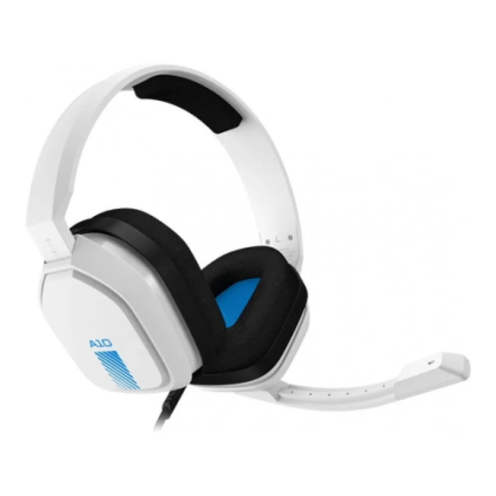 Logitech Audífono Gaming A10 para PS4 Blanco Plug 3.5 939-001846