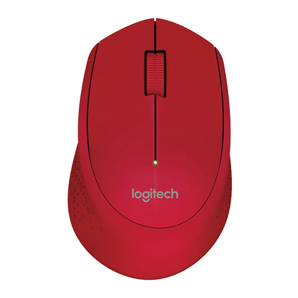 Logitech Mouse Wireless M280 Rojo 910-004286