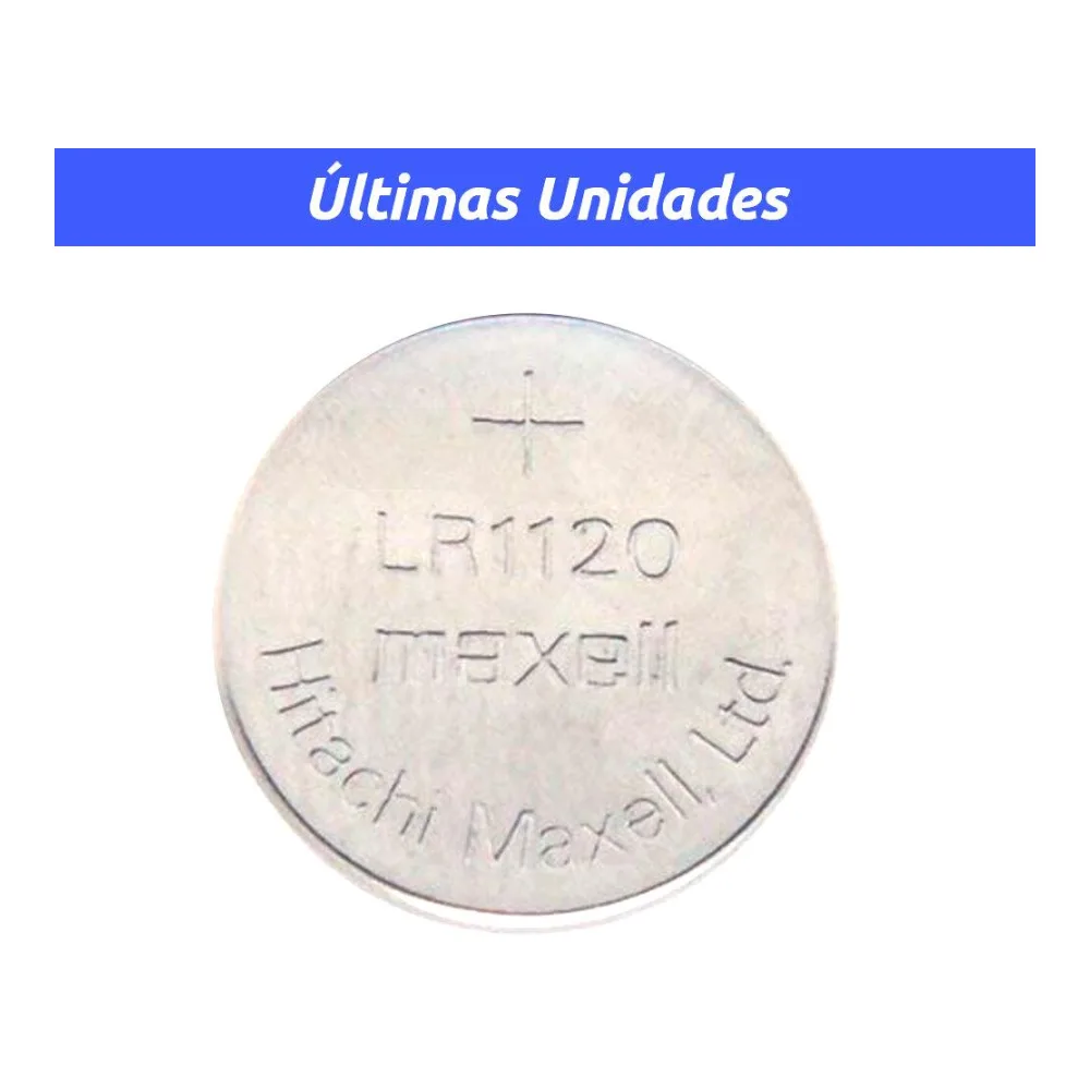 LR1120 Pila de Botón Alcalina- 10PCS Maxell