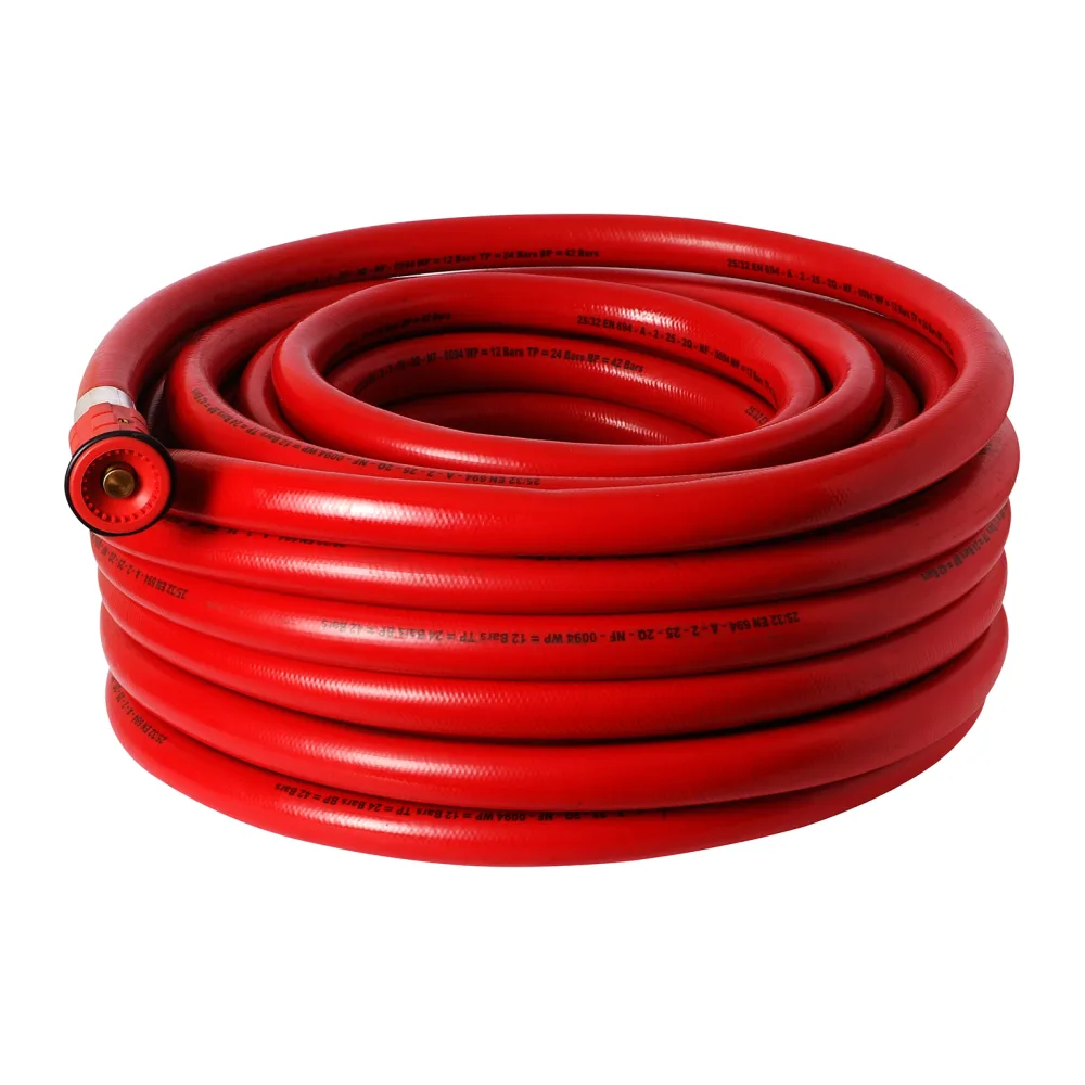 Manguera Semirigida C/piton 1" X 30 Mt Roja Start Fire