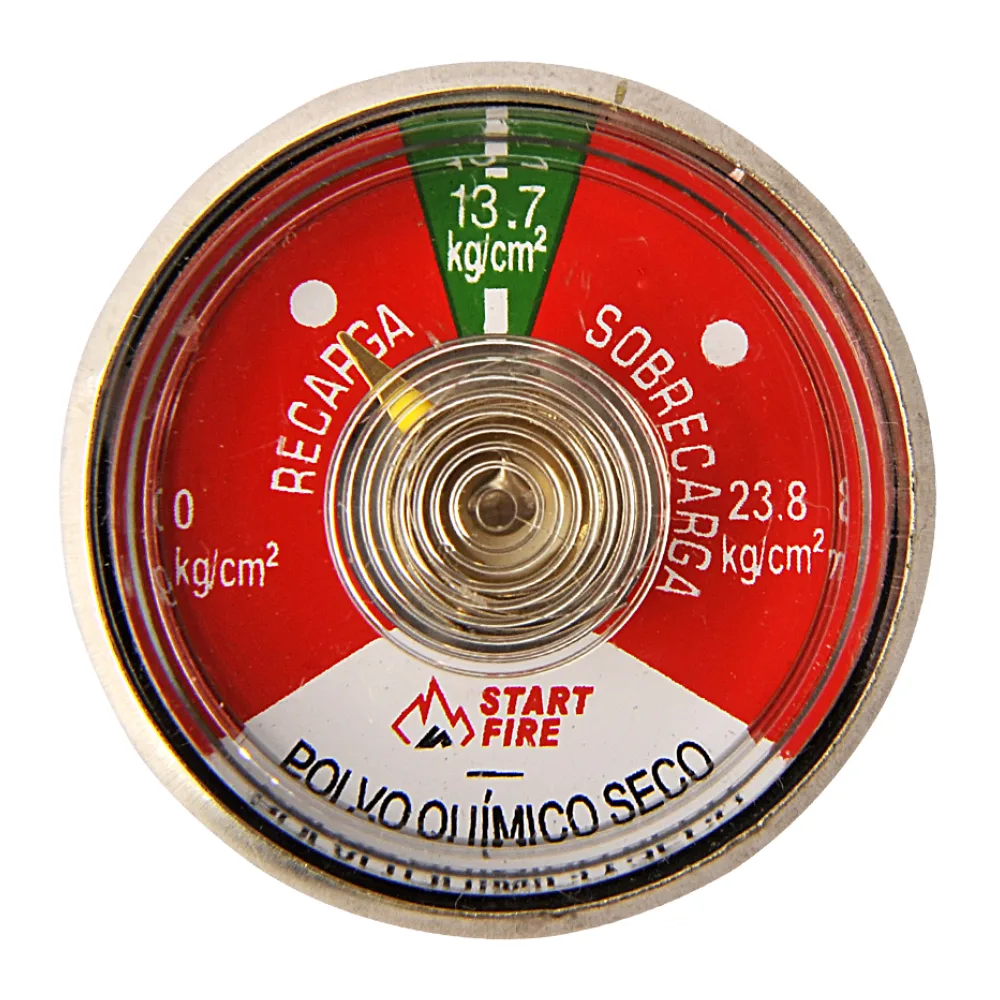 Manometro Extintor Pqs 13.7 Kg/cm (1/8" Npt) Start Fire
