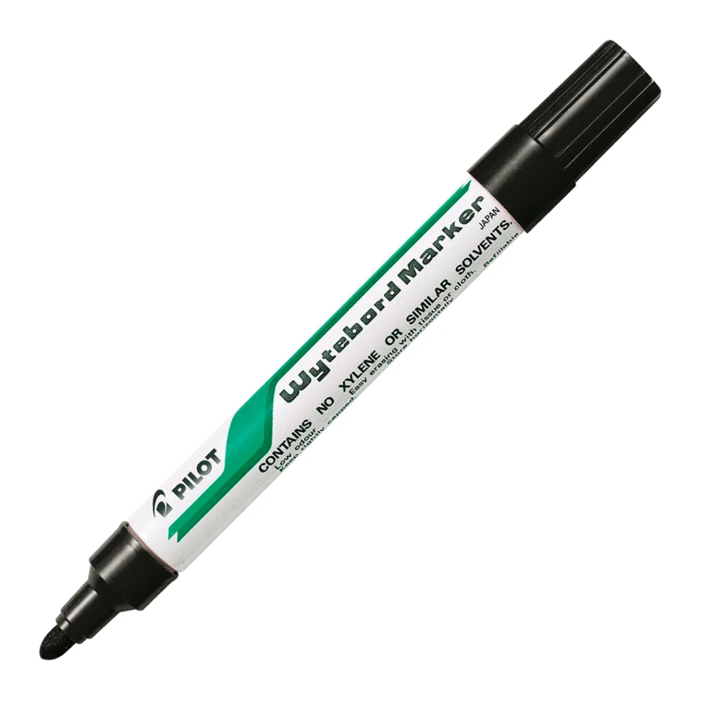 Marcador Pizarra Recargable Wbma-tm Negro Punta Redonda Metal Pilot