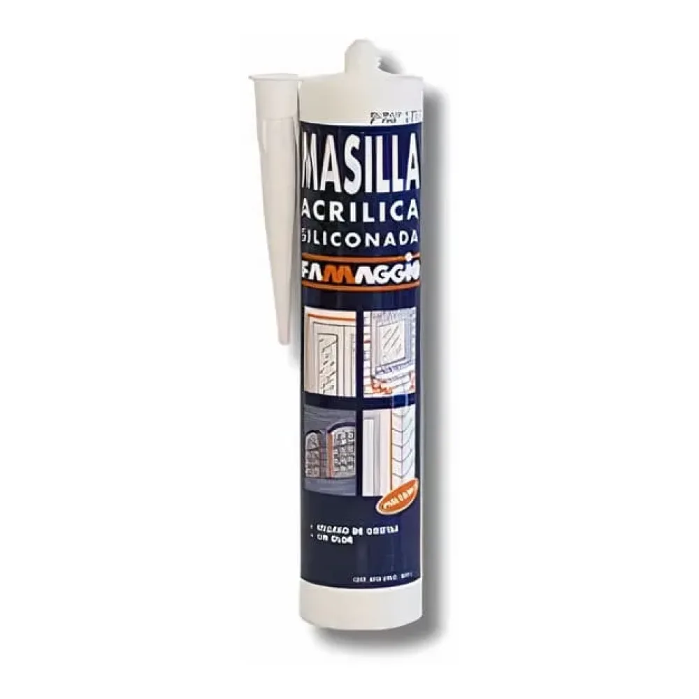Masilla Acrilica Blanca Cartucho Versachem
