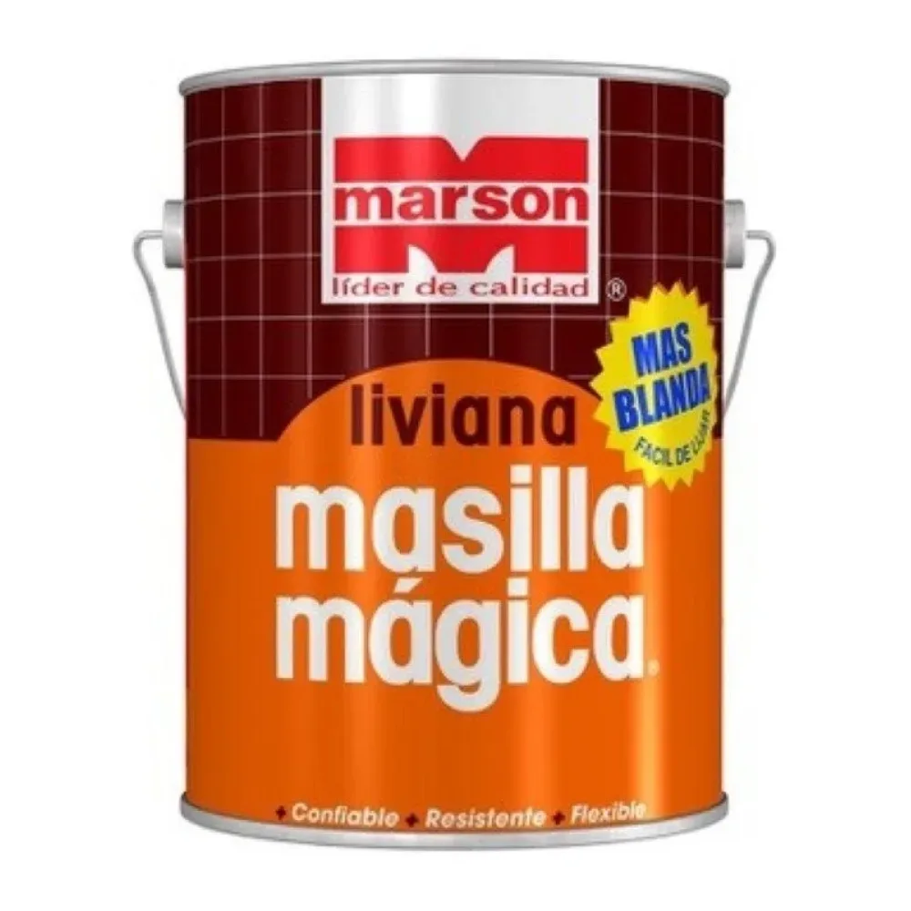 Masilla Magica Blanda Liviana Galon Marson, sin Endurecedor Sherwin-williams