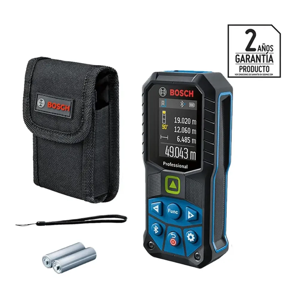 Medidor Láser Verde de 50M con Conectividad Glm 50-27 Cg Bosch