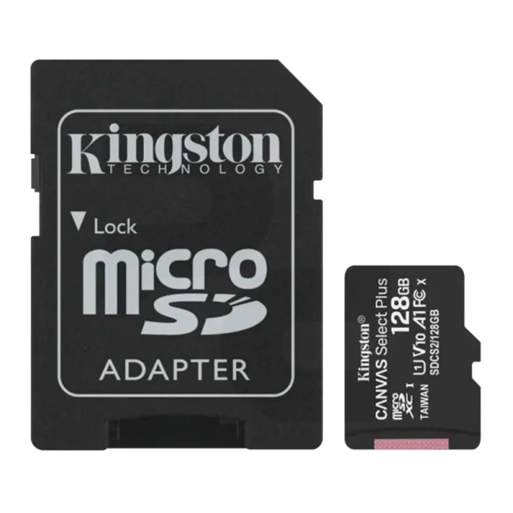 Memoria 128GB Microsd Kingston Canvas Select Plus