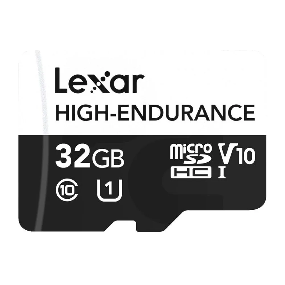 Memoria 32GB Microsdxc Uhs-i U1 V10 High Endurance Lexar