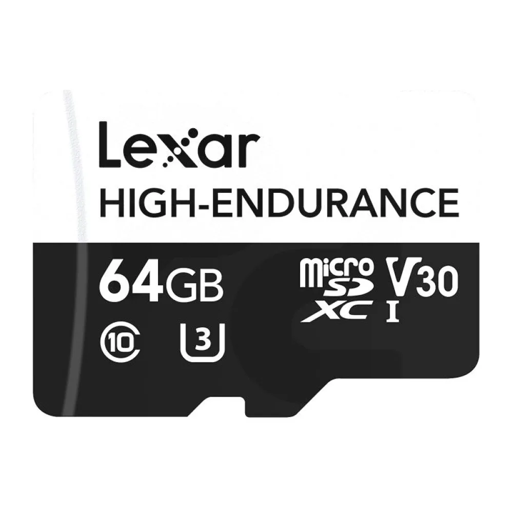 Memoria 64GB Microsdxc U3 V30 High Endurance Lexar