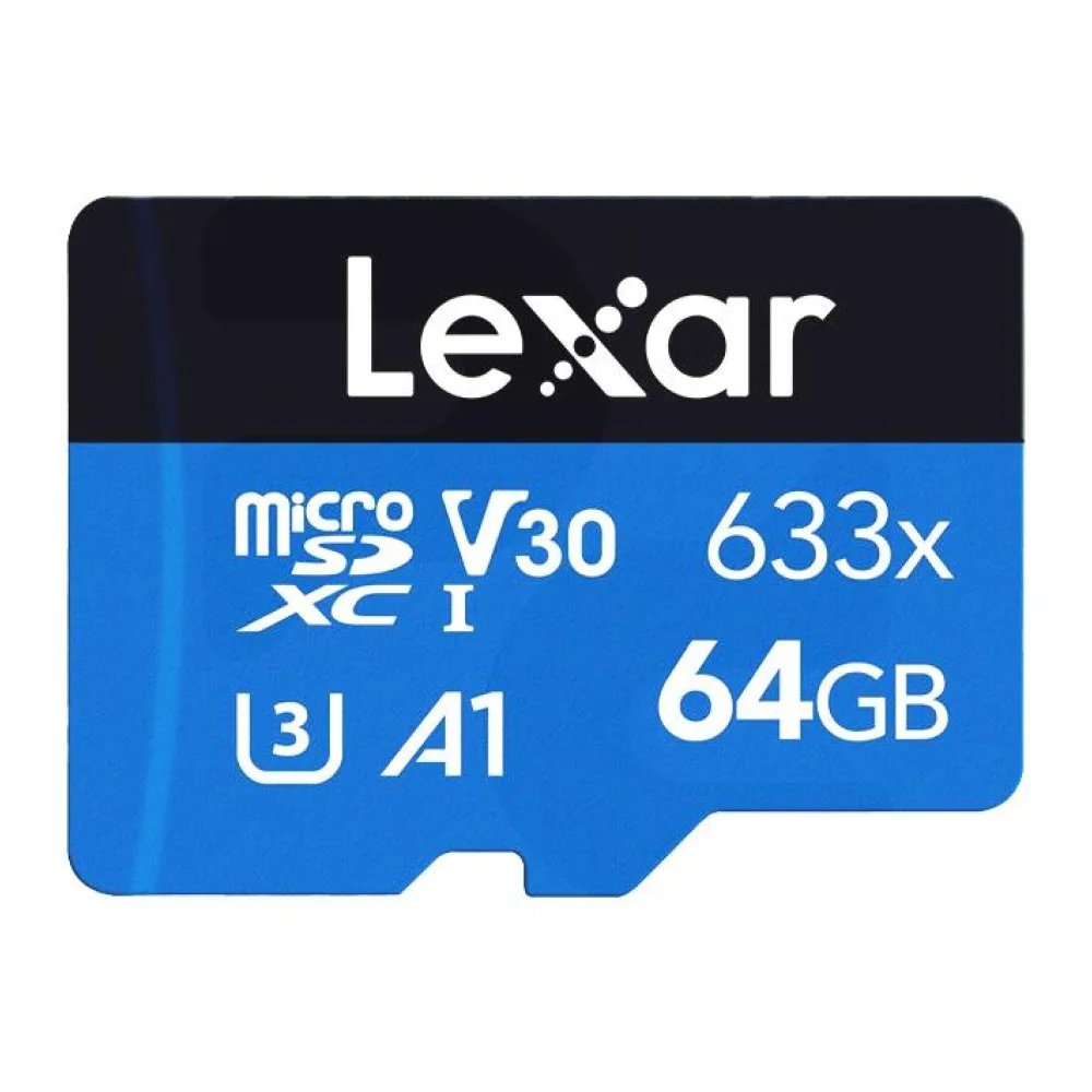 Memoria Flash 64GB Micro Sdxc (V-30) 633X C-10 100 Mb/s Lexar