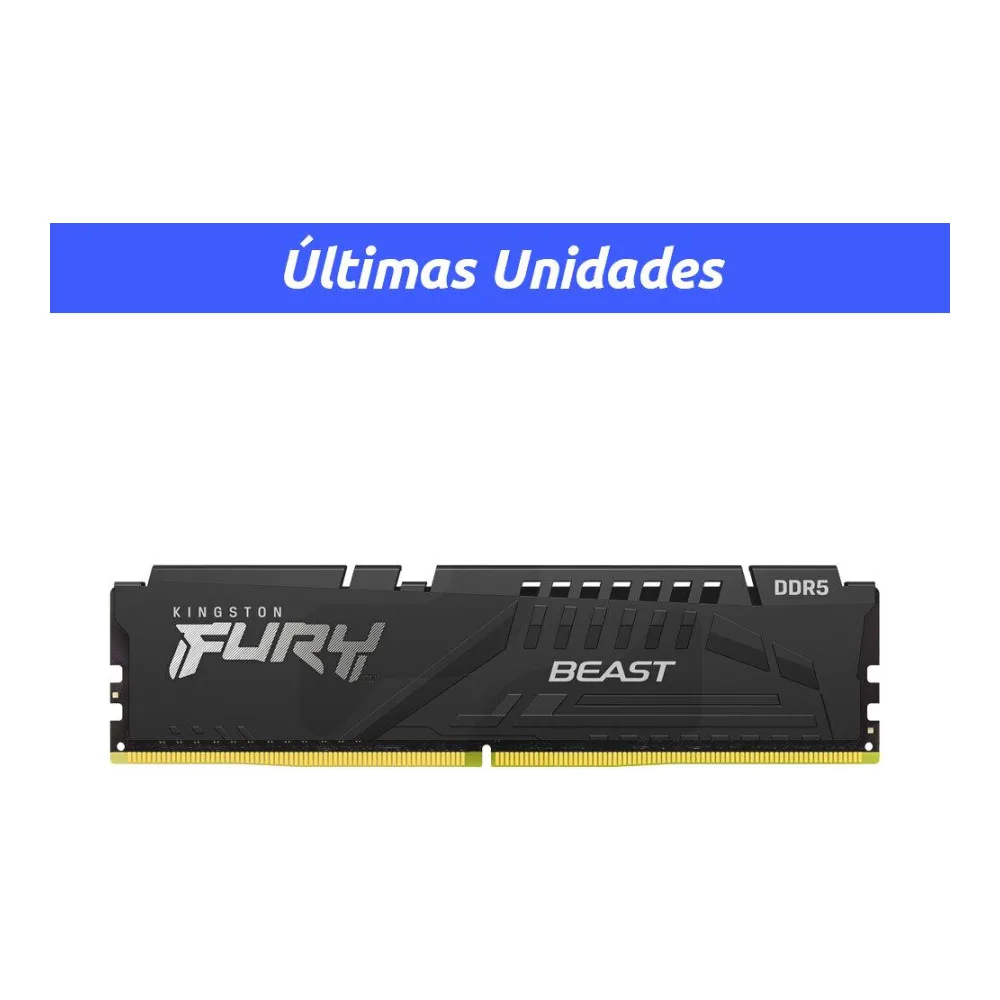 Memoria Ram DDR5 16GB 5200MHZ Beast Udimm Kingston Fury