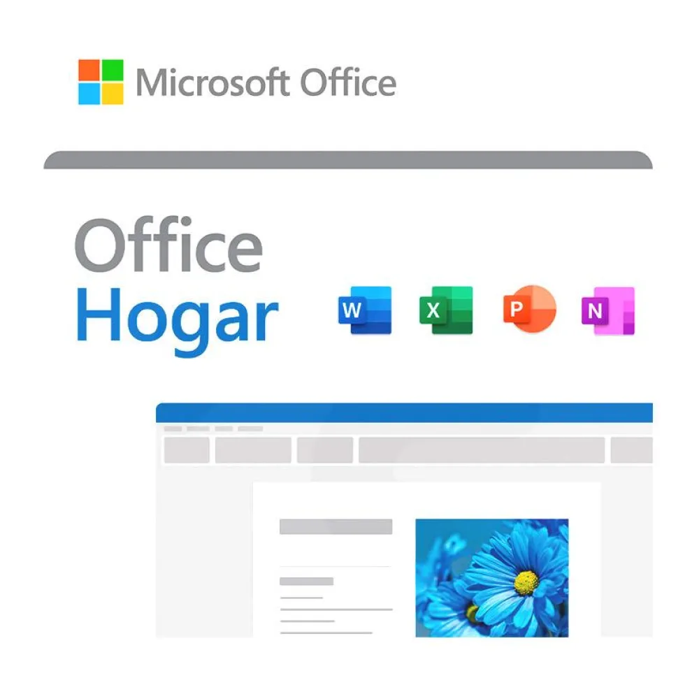 Microsoft Office Home 2024 Digital Perpetuo - 1 Usuario - Compatible con Pc/mac/iphone/tablet