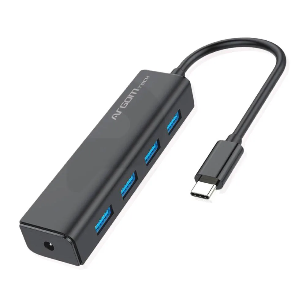 Mini Hub de 4-PUERTOS Usb 3.0 - 5GBPS / Tipo-c Argom