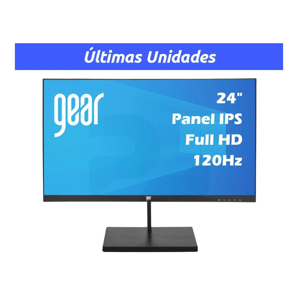 Monitor 24" Full Hd, Panel Ips, 120HZ Gear