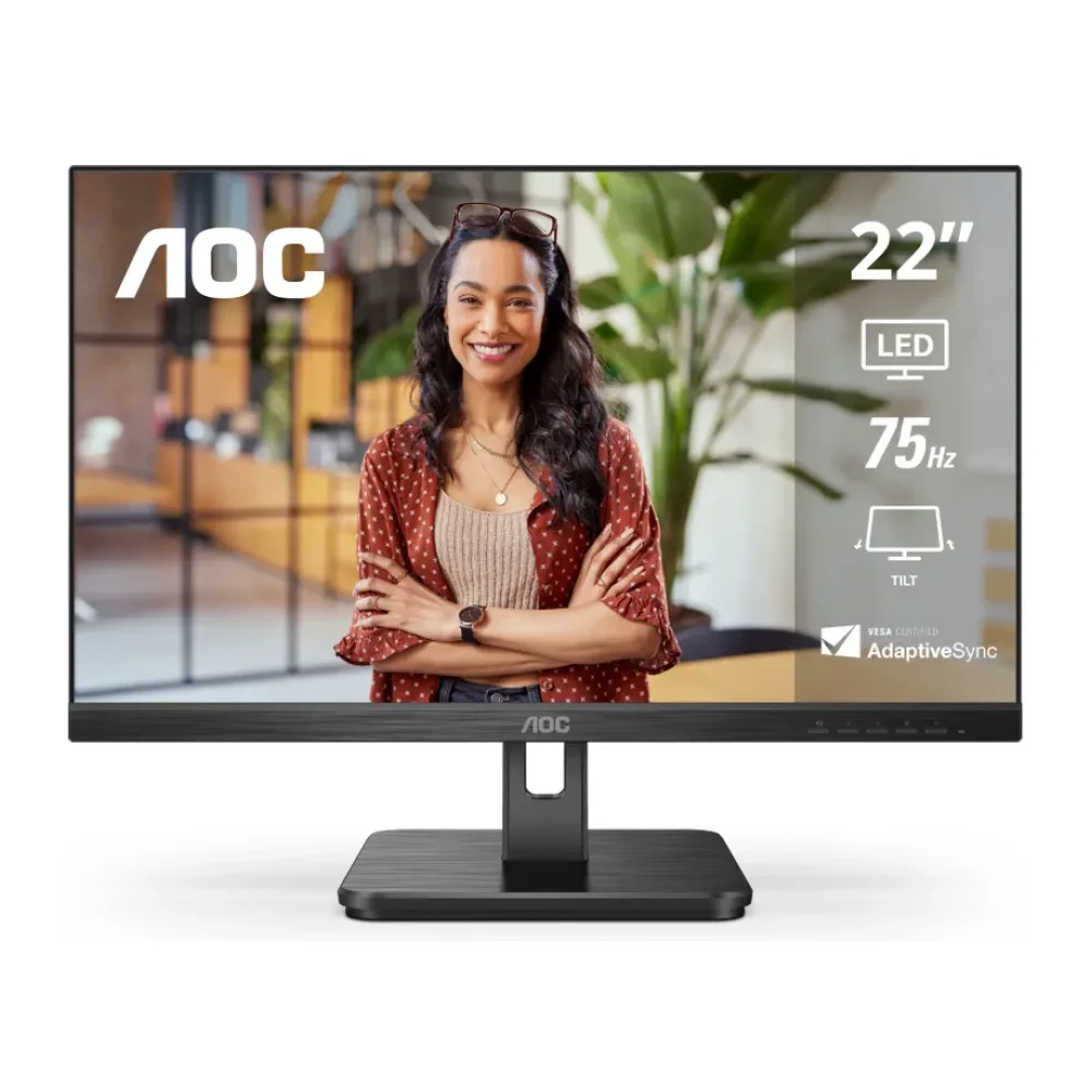 Monitor Aoc 22 Fhd Va 75HZ Hdmi 22E2HM