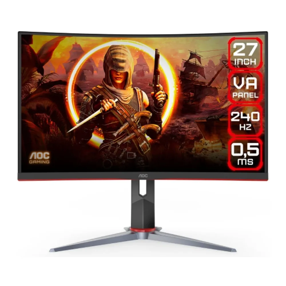 Monitor Aoc Curvo Gaming de 27 Va Full Hd 240HZ C27G2Z