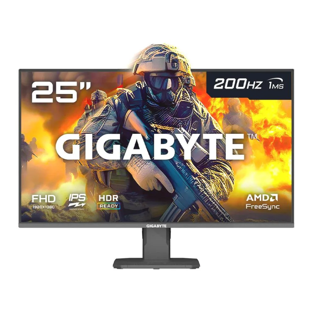Monitor Gamer 25" Gigabyte GS25F2 200HZ Ips