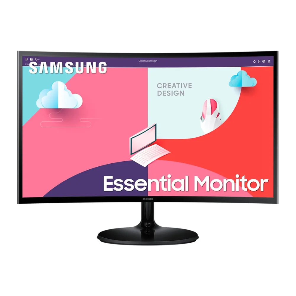 Monitor Gamer Curvo Samsung Essential LS27C360EALXZS Lcd 27