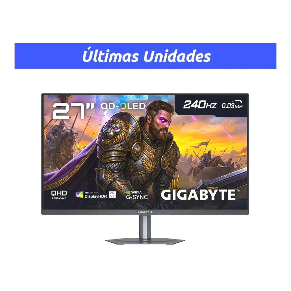 Monitor Gigabyte 27P/QD-OLED/ 240HZ GO27Q24