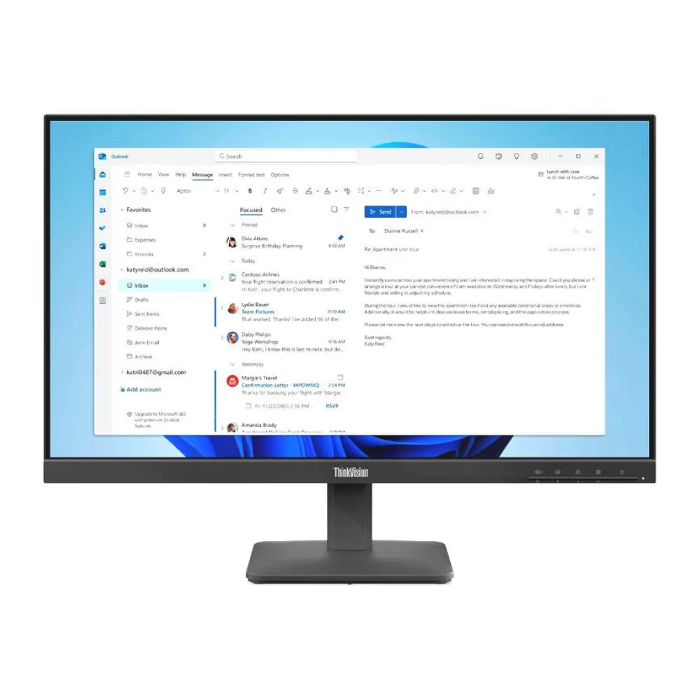 Monitor Lenovo Thinkvision 23.8" S24-4E