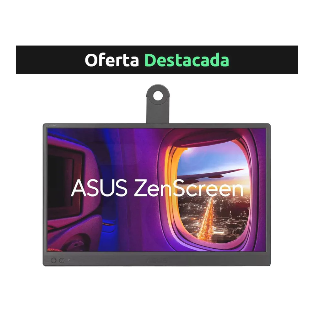 Monitor Portátil Asus 15,6" Fhd, 60HZ, Ips, 5MS, Zenscreen MB169CK