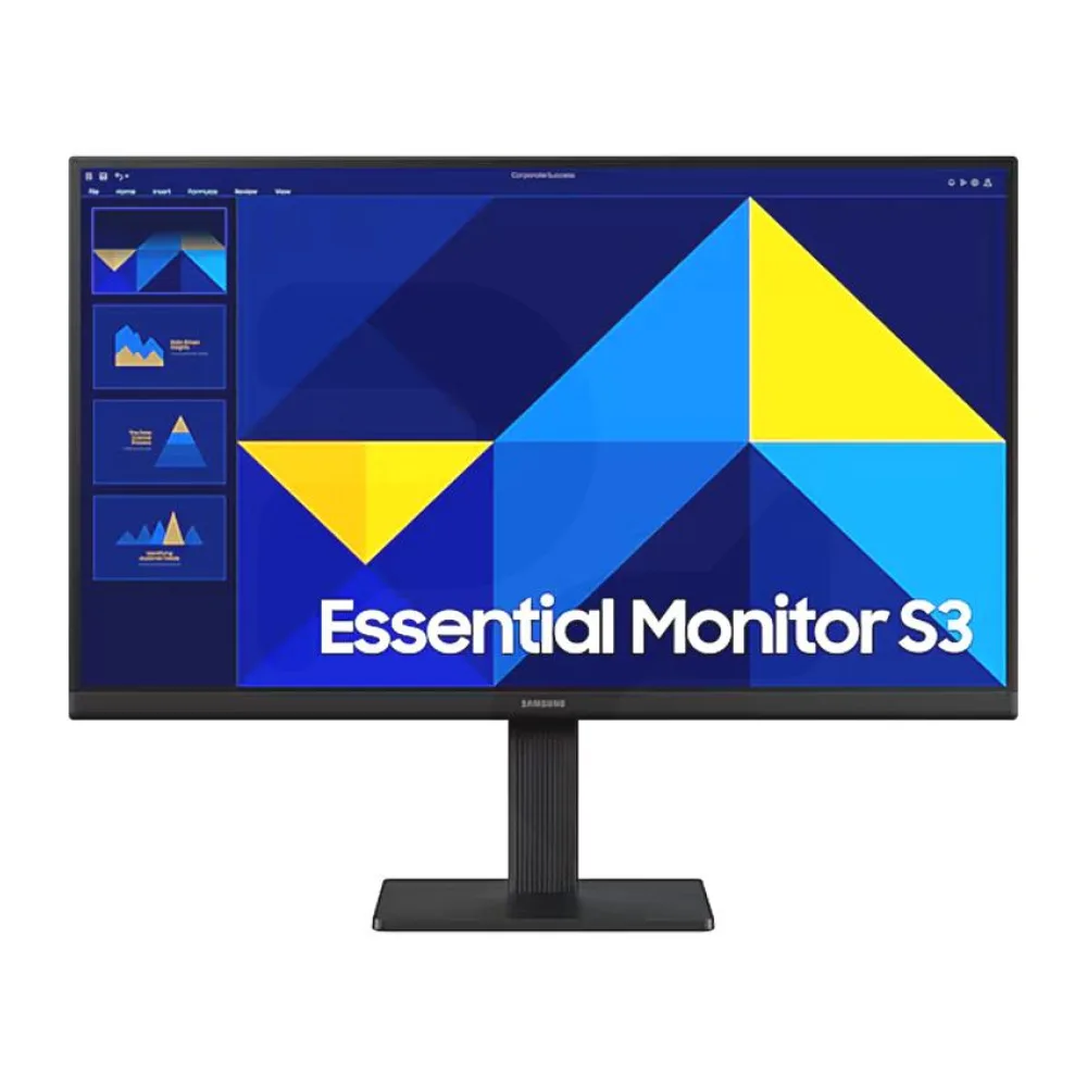 Monitor Samsung 22", Fhd, Panel Ips, Essential S3 100 Hz, 5MS LS22D300GALXZS