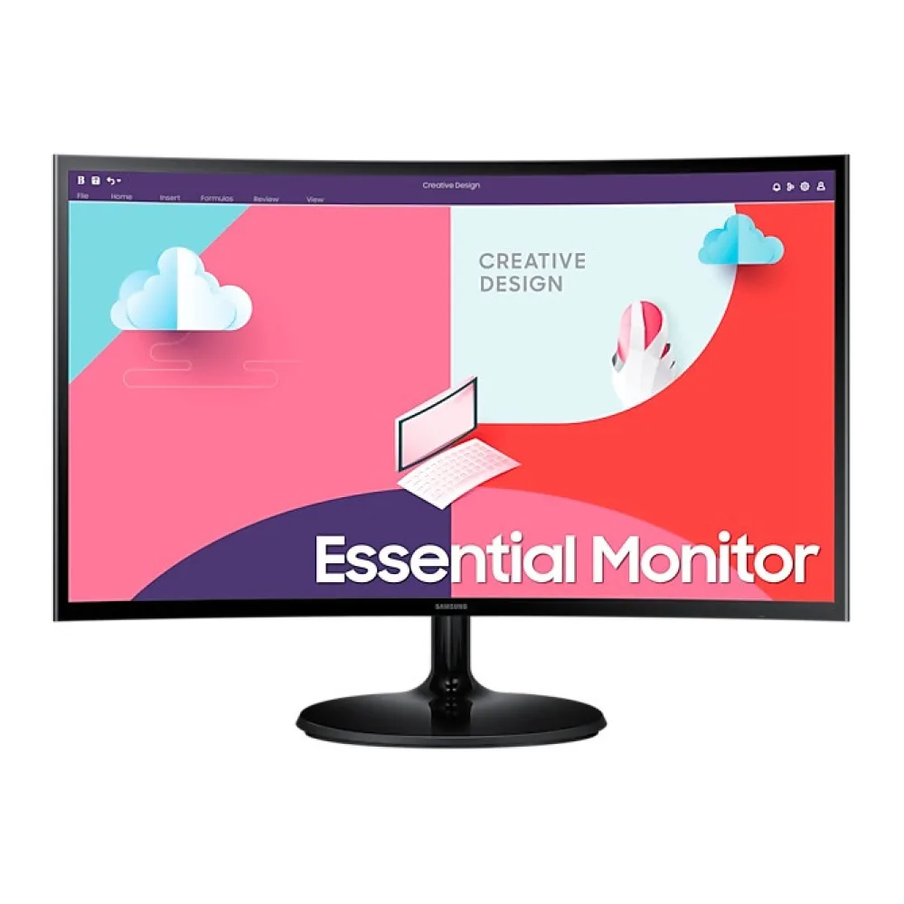 Monitor Samsung 24 Curvo S24C36 75HZ Va Led Reemplazo F390
