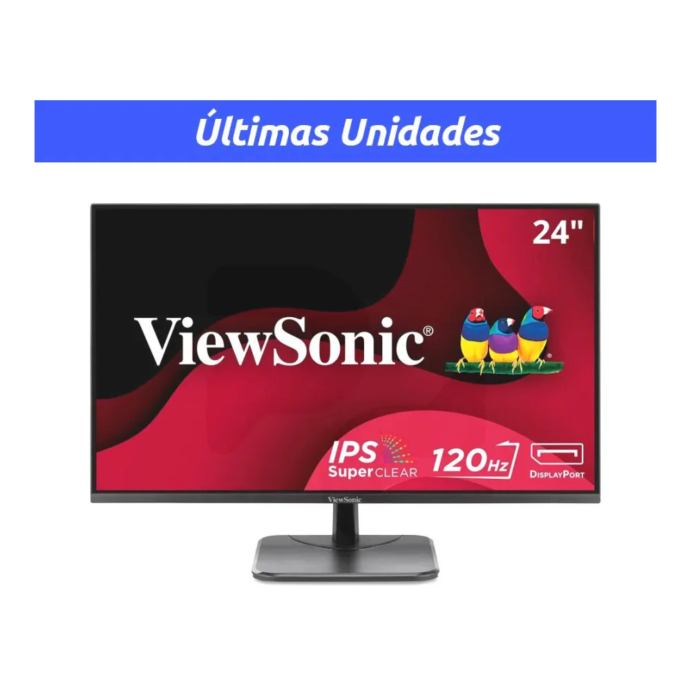 Monitor Viewsonic 24" Fhd, 120HZ, Vga, Dp, Hdmi, VA2456A-MHD