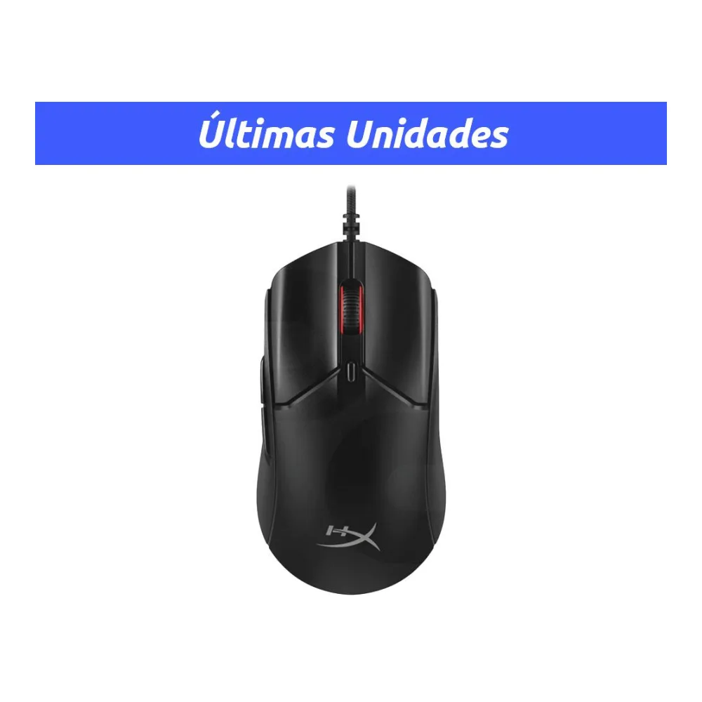 Mouse Gamer Alámbrico Hyperx Pulsefire Haste 2 - Negro