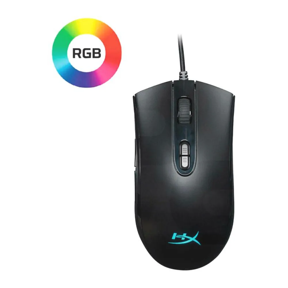 Mouse Gamer Alámbrico Pulsefire Core Global - Negro Hyperx