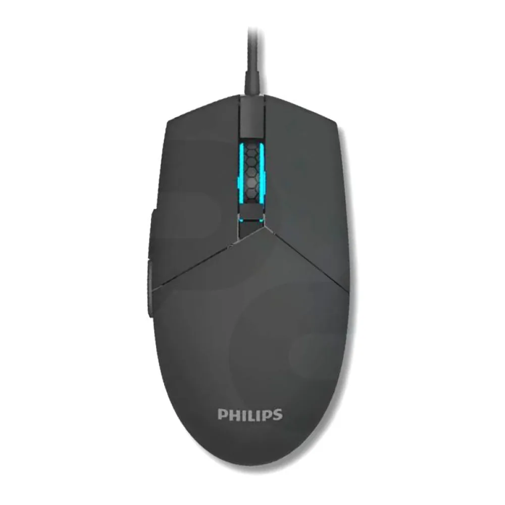 Mouse Gamer Alámbrico SPK9304 - Negro Philips