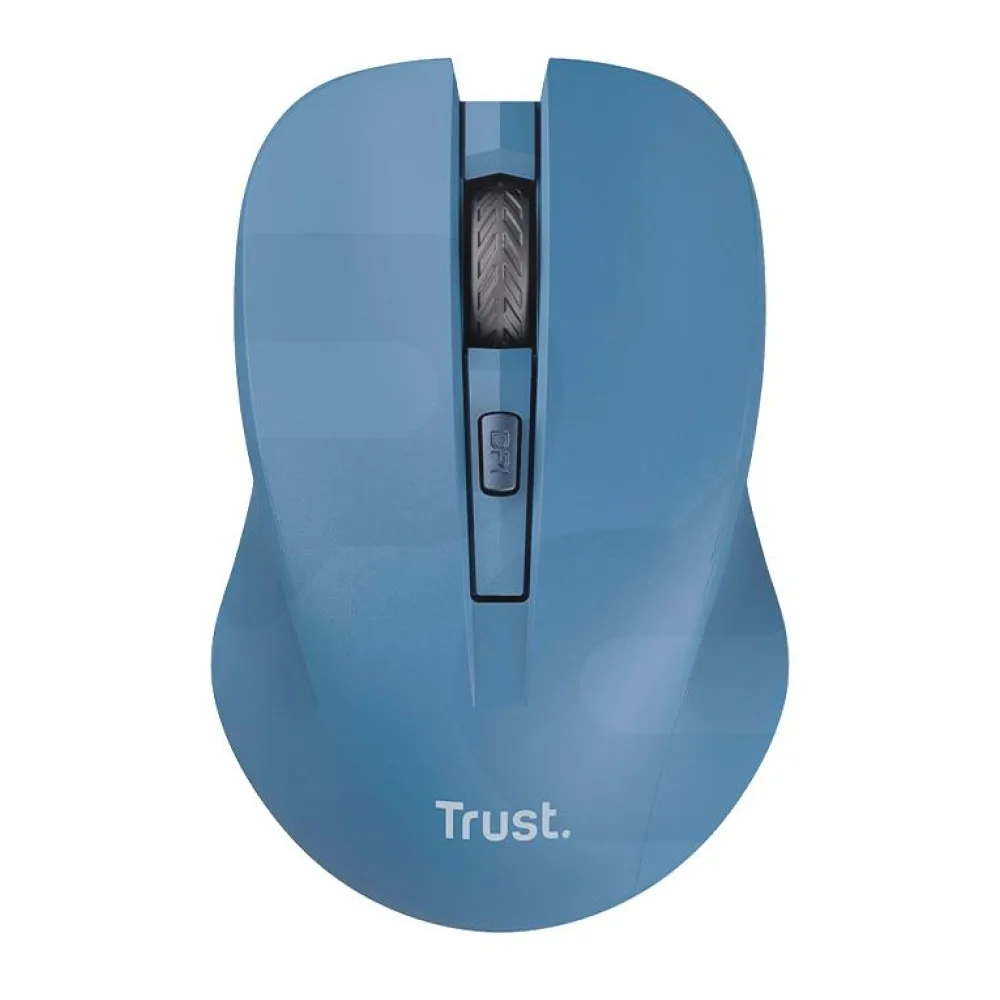 Mouse Inalámbrico Mydo Silent Eco - Azul Trust