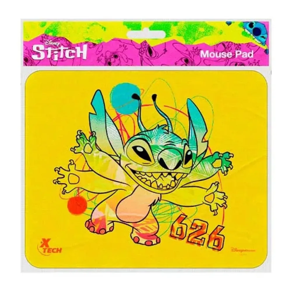 Mouse Pad Xtech Disney Stitch Amarillo 22X18CM XTA-D100ST-YL