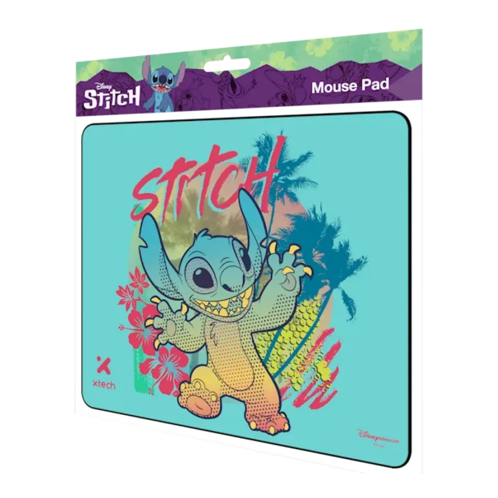 Mouse Pad Xtech Disney Stitch Azul 22X18CM XTA-D100ST-BL