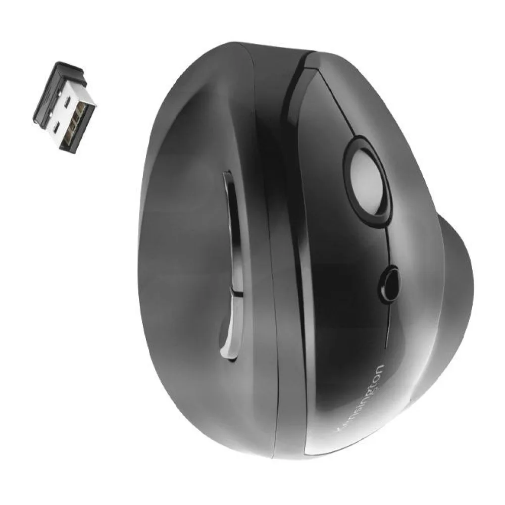 Mouse Vertical Ergonómico Inalámbrico Usb Profit - Negro Kensington
