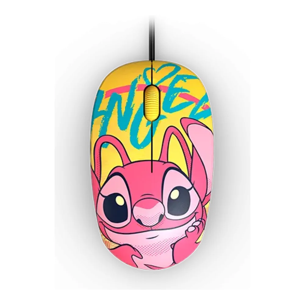 Mouse Xtech Disney Stitch Usb 1200DPI Amarillo XTM-D406ST-YL
