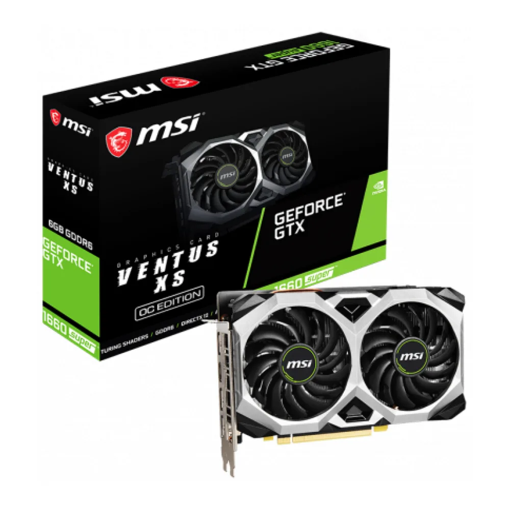 Msi Tarjeta Grafica Geforce Gtx 1660 Super Ventus Xs Oc 6GB GDDR6