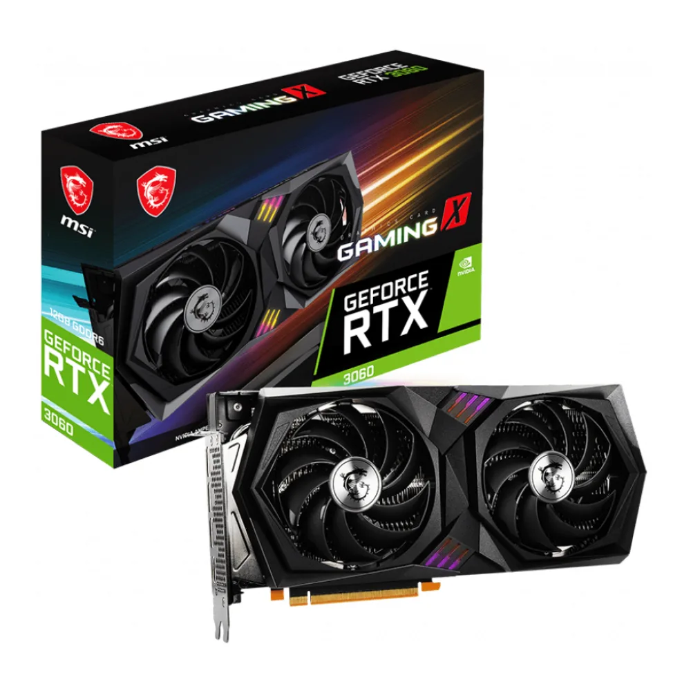 Msi Tarjeta Grafica Geforce Rtx 3060 Gaming X 12GB