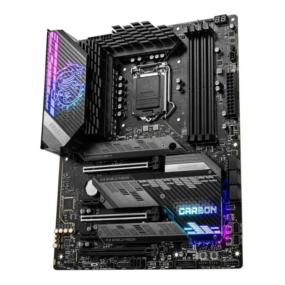 Msi Tarjeta Madre Gaming Carbon Wifi Socket 1200 Intel MPGZ590GAMINGCARBONWIFI
