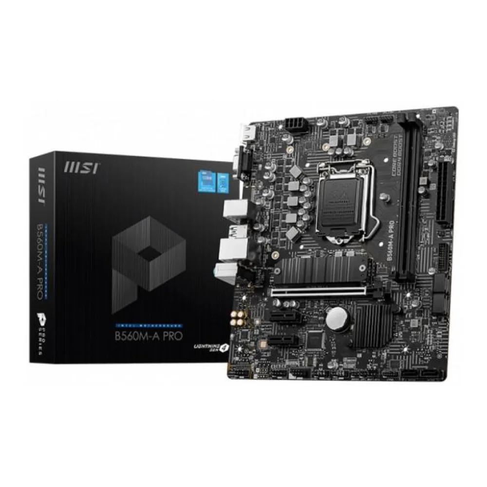 Msi Tarjeta Madre Pro Socket 1200 Intel B560M-APRO