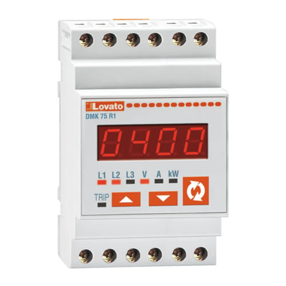 Multimetro Dig. Trif., Voltaje, Corriente y Potencia, Aliment Aux 220-240VCA, Salida por Rele 208887072 Lovato