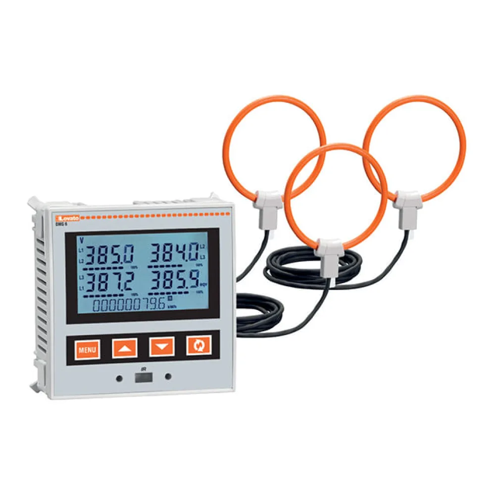 Multimetro Digital Lcd, 96X96, CON485 y Bobinas Rogowski 500A, 50MM 208886272 Lovato