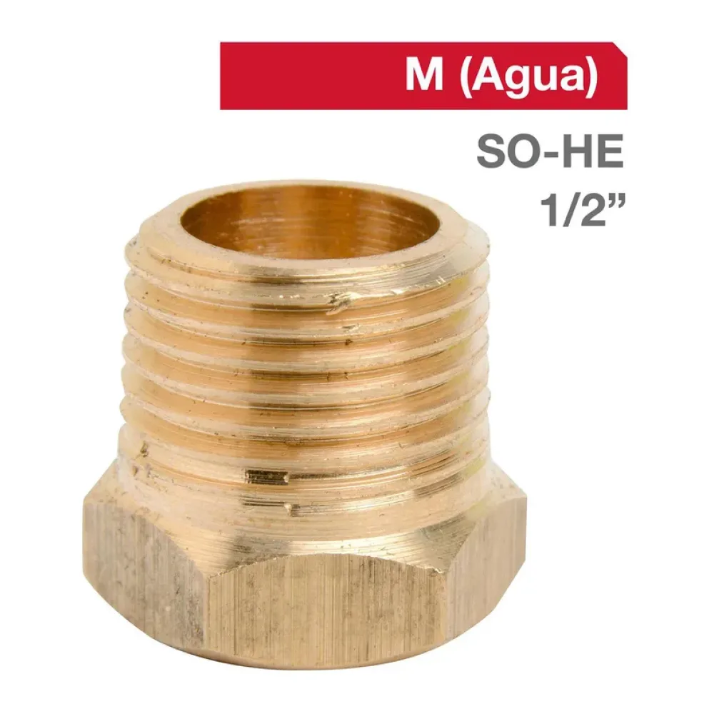 Niple Bronce So/he 1/2" 1U Grifesa