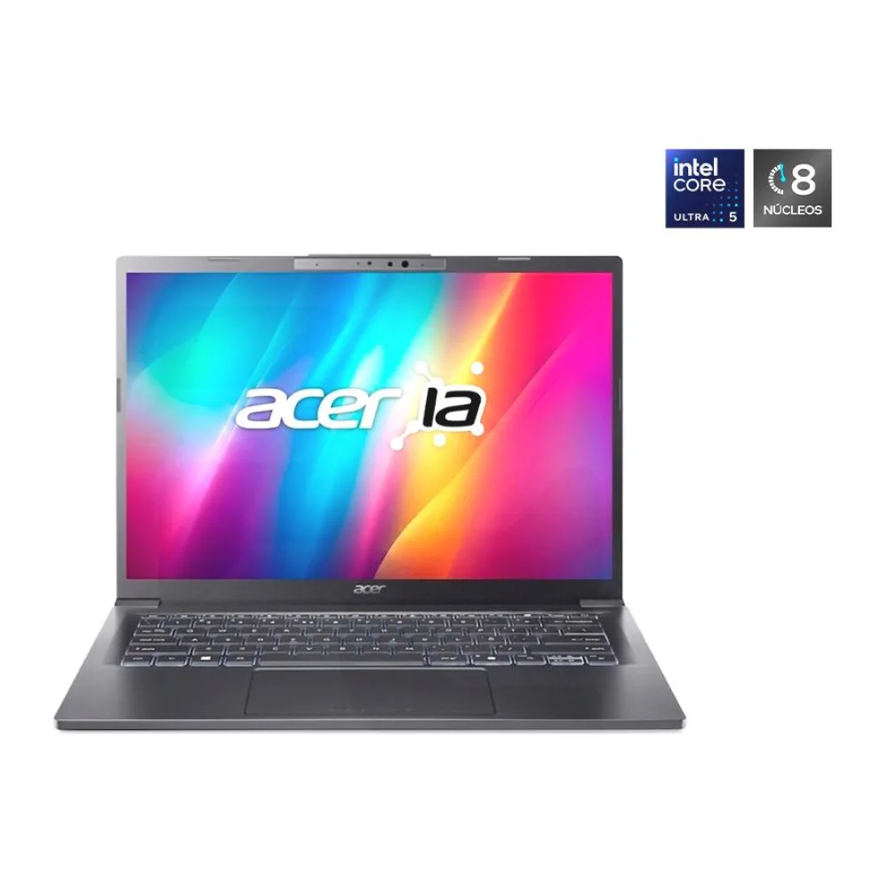 Notebook Aspire Intel Core Ultra 5 226V Intel Arc 130V 14" 16GB Ram 512GB Ssd Windows 11 Home Acer