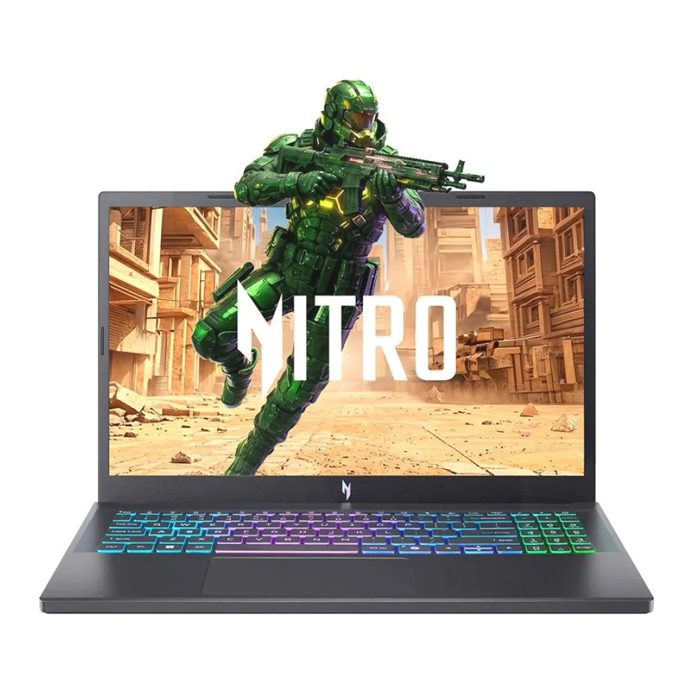 Notebook Gamer Amd Ryzen 7-170 Nvidia Rtx 5060 15.6" 165HZ 16GB Ram 512 Ssd Windows 11 Home Negro Acer
