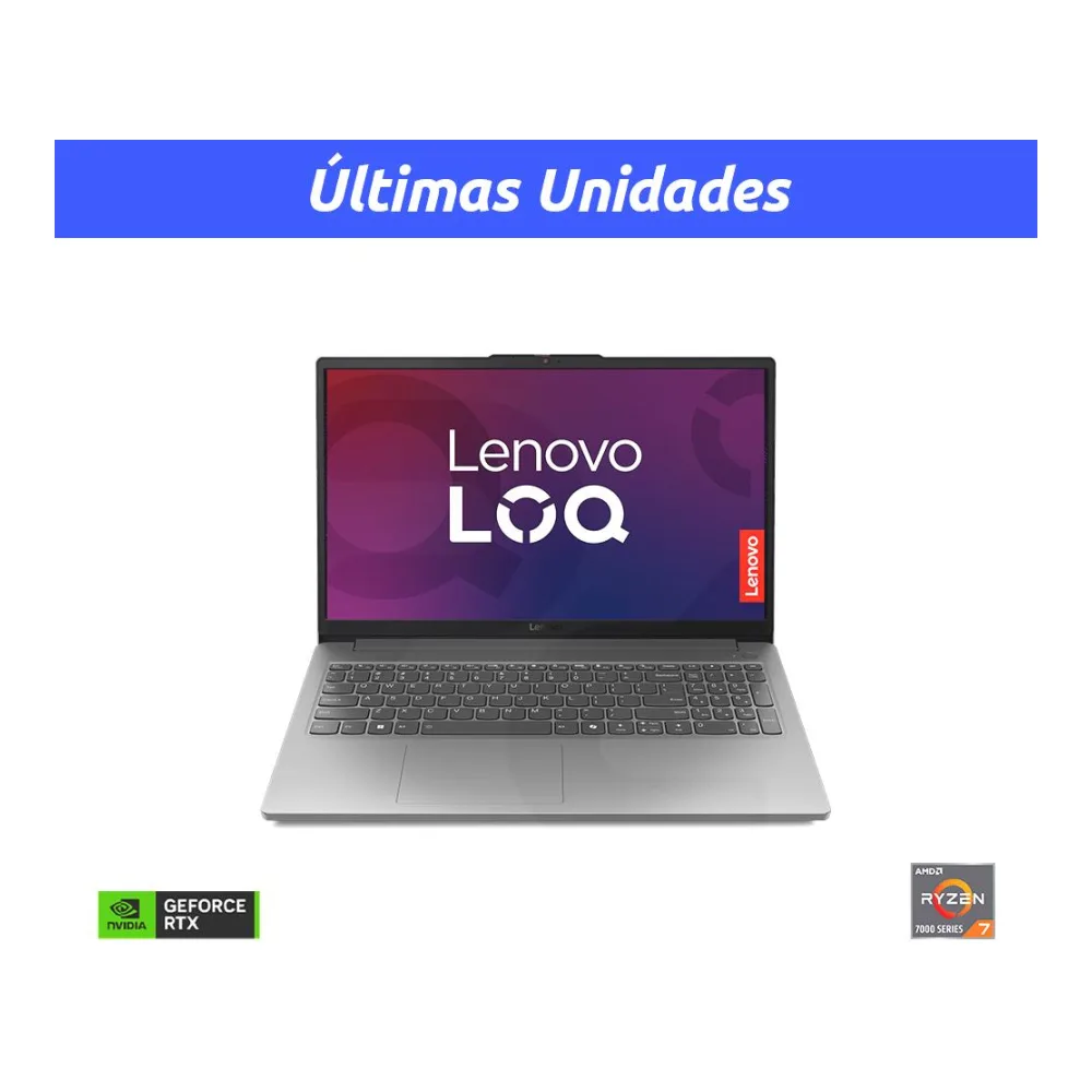 Notebook Gamer Loqe Gen 10 Amd Ryzen 7-7735HS Nvidia Rtx 4050 15.6" Fhd 144HZ 16GB Ram 512GB Windows 11 Home Luna Grey 83S00001CL Lenovo