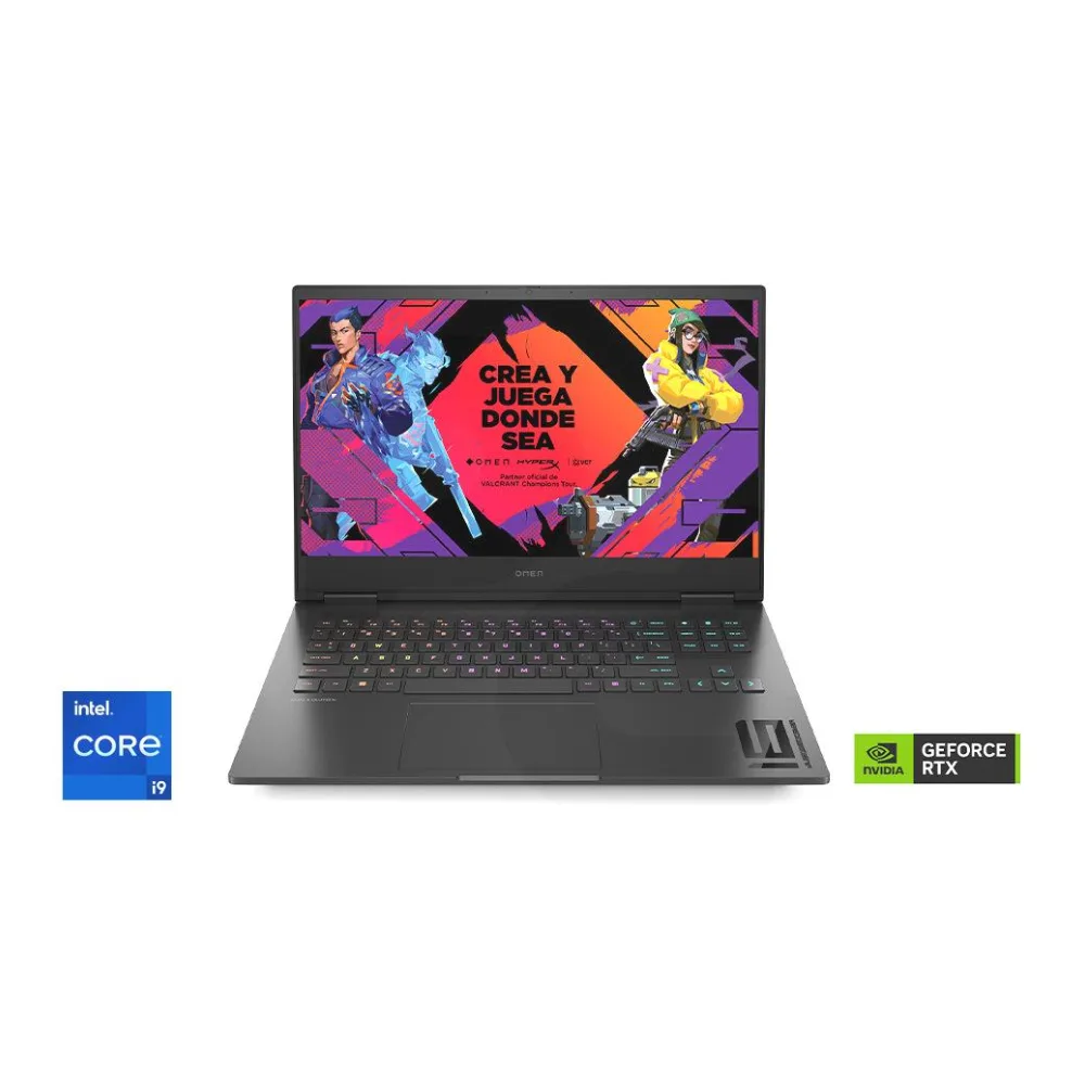 Notebook Gamer OMEN16 Intel Core I9 Nvidia Rtx 4070 16" 32GB Ram 1TB Ssd Windows 11 Home Black A14M0LA HP