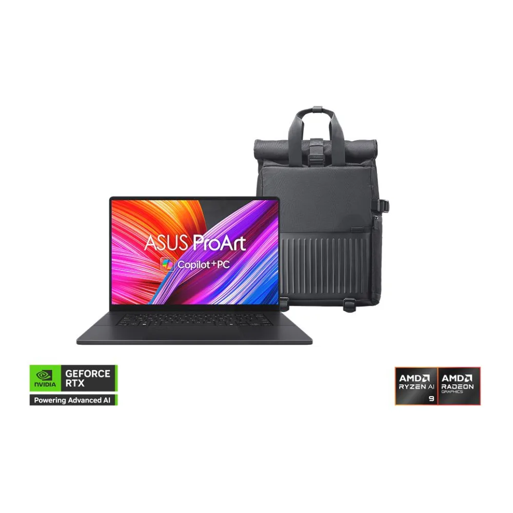 Notebook Gamer Proart P16 Amd Ryzen Ai 9-370HX Nvidia Rtx 5070 16" 32GB Ram 1TB Ssd Windows 11 Home Plata H7606WP-SR302W Asus
