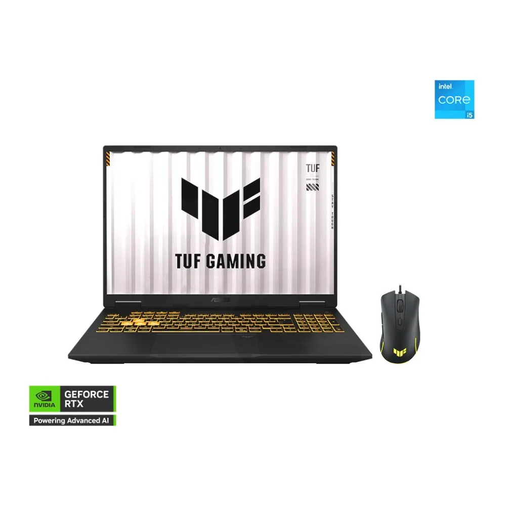 Notebook Gamer Tuf Gaming 16 Intel Core I5-14450HX Nvidia Rtx 5050 16" 144HZ 16GB Ram 512GB Ssd Windows 11 Home Negro FX610JH-TU119W Asus