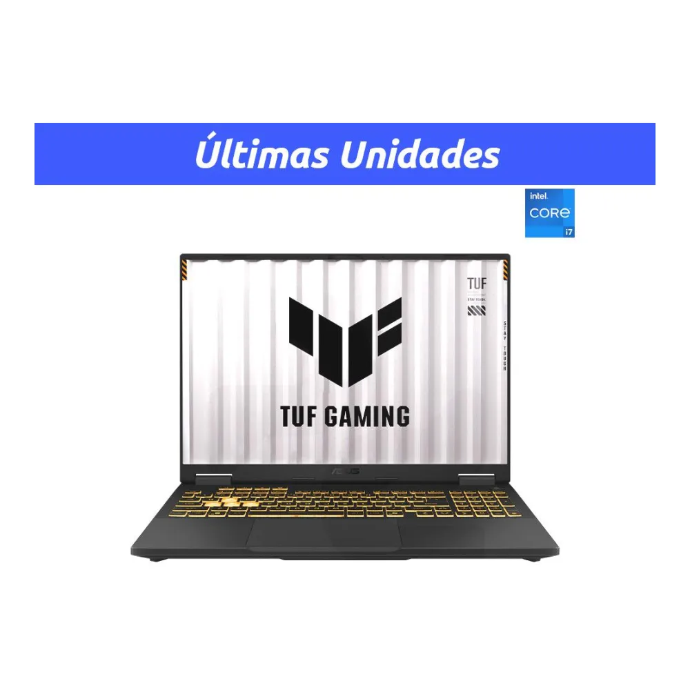 Notebook Gamer Tuf Gaming F16 Intel Core 7-14650HX Nvidia Rtx 5060 16" 144HZ 16GB 512GB Ssd Windows 11 Home Gris FX608JMI-TU405W Asus