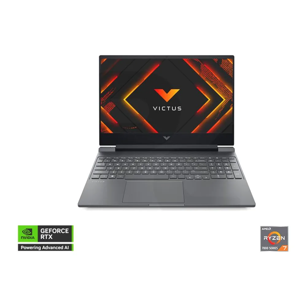 Notebook Gamer Victus 15 Amd Ryzen 7 Nvidia Rtx 3050 15.6" 144HZ 8GB Ram 512GB Ssd Windows 11 Home Silver 15-FB3018LA HP